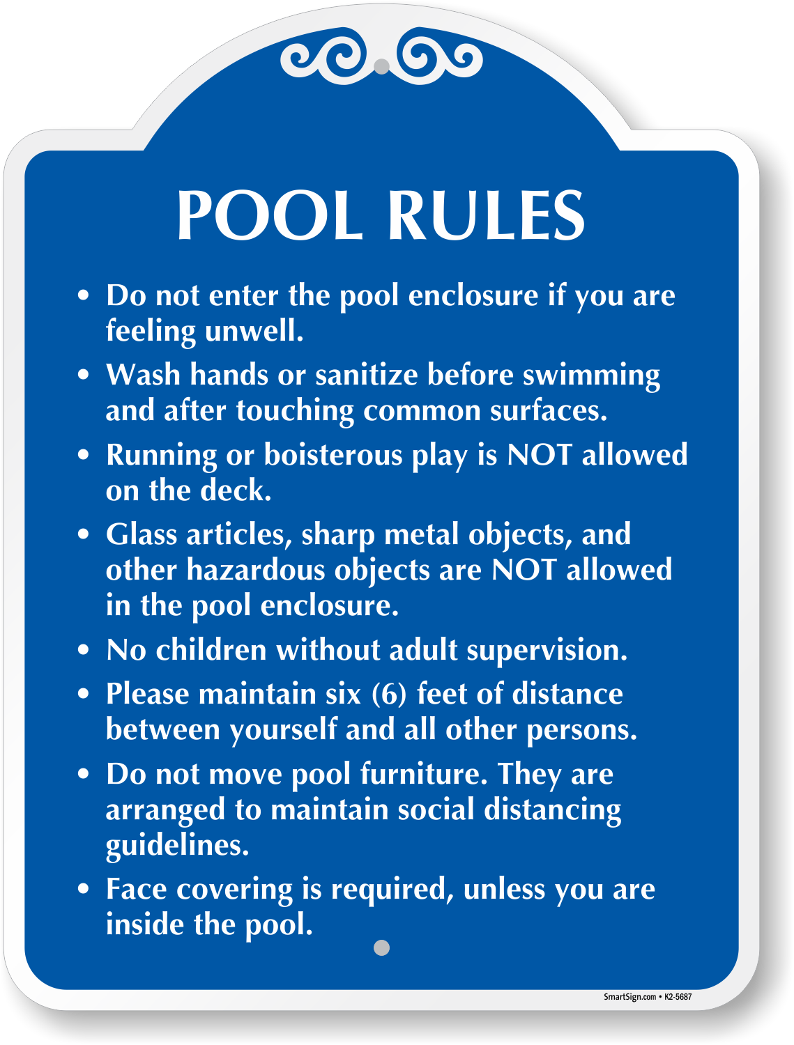 pool-rules-keep-6ft-apart-wear-face-covering-no-larger-gathering-wash